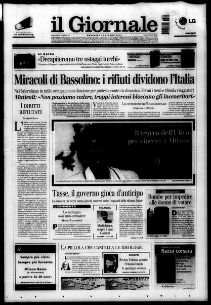 Il giornale : quotidiano del mattino